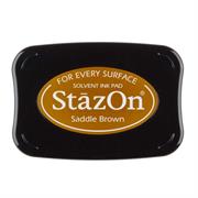  StazOn Solvent Ink Pad, Saddle Brown